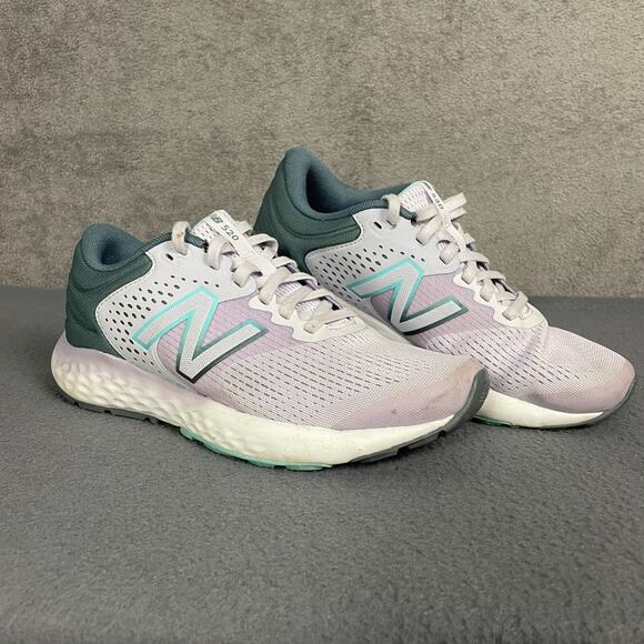 New Balance Shoes - New Balance 520v7 W520RG7 Sneakers Women US 7.5 White Gray Low Top Running Shoes
